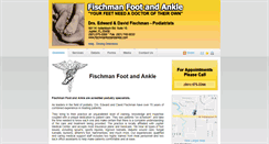 Desktop Screenshot of fischmanfootandankle.com